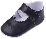 C-Princessベビーシューズ 女の子 ガールズ ドレスルシューズ キッズシューズ 子供靴 シンプル フォーマル かわいい 出産祝い ブラック 12cm