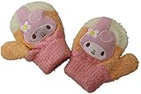 （マイメロディ）My Melody マイメロちゃん笛付き子供用手袋 オレンジ