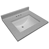 デザインハウス563528化粧台トップ、25 " x 22、" Frost