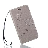 UNEXTATI Galaxy S6 ケース 手帳型 保護 ケース 高品質 PU レザー ストラップ付き カード収納ケース カバー 耐衝撃 スタンド機能 付き Samsung Galaxy S6 ケー