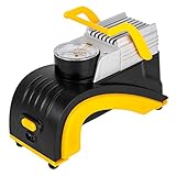 uvistare エアコンプレッサーコンパクト 空気入れ 小型 エアポンプ シガーソケット接続式 ３種類アダプターノ ズル付き DC 12V