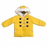 ダッフルコート 中綿 ベビー 女の子 ジャンパー ジャケット コート イエロー 90