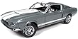 1967 Ford Shelby Mustang GT-350 Medium Grey Metallic 50th Anniversary Limited Edition to 1002pc 1/18 by Autoworld AMM1060