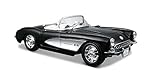Maisto 1:24 Scale Black 1957 Chevrolet Corvette Diecast Vehicle [並行輸入品]