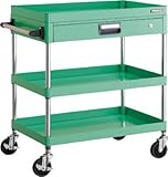 ＴＲＵＳＣＯ　フェニックスワゴン　７５０Ｘ５００　薄型１段引出付　Ｗ色【PEW973ZW】 (販売単位：1台)