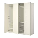 【IKEA/イケア】PAX ワードローブ, ホワイト, ベリスボー ホワイト