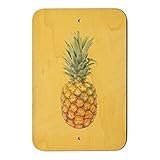 パイナップルフルーツonイエロートロピカル背景ホームビジネスオフィスSign 6" x 9" SIGN.WOOD.9X6.Z000363_8