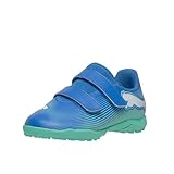 [プーマ] サッカーシューズ トレーニングシューズ フューチャー 7 プレイ TT V Jr 107955 キッズ 24年秋冬カラー ハイパーリンク ブルー/ミント ホワイト(01) 23.5 cm