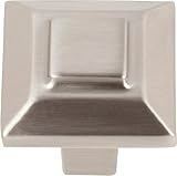 Atlas Homewares 283-BRN Trocadero 1-Inch Sm Knob, Brushed Nickel by Atlas Homewares