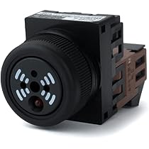 【値引き相談可】鉄道部品　EBブザー、EBランプ、EBリセットスイッチ Amazon | 富士電機 ブザー 丸フレーム 標準形 AC/DC12~24V DR22B5-EB