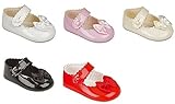 Baypods baby girls pram shoes christening party Early Days WHITE 0-3 months by Baypods