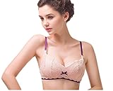 (チェリーレッド) CherryRed レディース ファッション マタニティ ブラジャー Bra 授乳ブラ 授乳ブラジャー 妊娠初期 産前 産後 授乳兼用 大人 レース リボン ノーワイヤー 薄手 ス