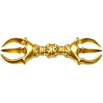 【修縁堂】寺院用仏具 鬼面三鈷杵 バジュラ希少vajra 密教法具古美術品 修縁堂】寺院用仏具 鬼面三鈷杵 バジュラ希少vajra 密教法具古