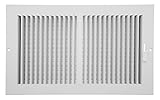 Accord ABSWWH2148 Sidewall/Ceiling Register with 2-Way Design, 14-Inch x 8-Inch(Duct Opening Measure