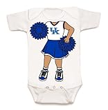 Kentucky Wildcats Heads Up 。Cheerleader Baby Onesie