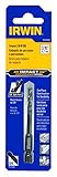 IRWIN Tools 1870958 Impact Performance Series Black Oxide 135-Degree Split-Point Drill Bit, 3/16-Inc