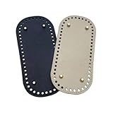 バッグ底板2枚楕円底 底釘付 レザー底 セット バッグボトム 22*10cm トート底板 ハンドメイド DIY レザークラフト 財布 編みバッグ 手芸用トート バッグ用 素材