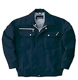 クロダルマ 作業服 長袖ジャンパー ネイビー L