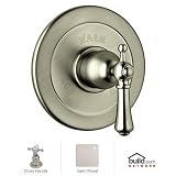 Rohl U.6700X-STN A6400Lcstn Perrin & Rowe Georgian Era Pressure Balance Trim with Integrated Volume 