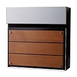 パナソニック(Panasonic) 郵便受け・メールボックス サインポスト フェイサスFF フラットタイプ チークブラウン CTCR2004MD