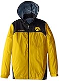 NCAA Iowa Hawkeyes Collegiate Glennaker Lake Rainジャケット L イエロー