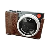 【日本正規販売店】 LIM'S Leica C-LUX 専用 イタリアンレザー カメラケース Brown ブラウン メタルプレート 高級 本革 おしゃれ かっこいい ライカ ケース LC-CLUXBR リムズ