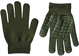 福徳産業 CuCuRa(キュキュラ) すべり止め 軍手 作業用手袋 ダークグリーン スレンダー レディース 女性向け 伸縮 ぴったりフィット 日本製 929SL-DGR