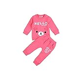 Laparc (ラパルク) アニマル パジャマ アンサンブル ベビー キッズ レッド グリーン オレンジ ( 73cm 80cm 85cm 90cm ) 長袖 (73cm, 赤)