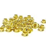 ハトメ 3×2 3mm 極小ハトメ 外径 3mm 高さ 2mm 真鍮 キリンス処理 ゴールド 25個入