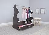 Ace Baby Furniture Rabbit Mobile Dress-Up Clothes and Shoe Organizer Espresso Wenge [並行輸入品]