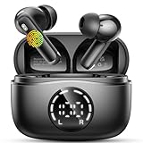 イヤホン bluetooth ワイヤレスイヤホン「2025年 最強Bluetooth 5.4搭載」瞬時接続 48時間の再生時間 Hi-Fi音質 ブルートゥースイヤホン 小型/軽量 マイク内蔵 ハンズフリー通話 ENC ノイズキャンセリングイ ヤホン IPX7防水 Type-C 急速充電 LEDディスプレイ表示 ぶるーとぅーすイヤホン 片耳/両耳 iOS/Android適用 通勤/通学