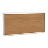 プラス　DKシリーズ　ハイカウンター　DK-18HS　ミディアムウォルナット/ホワイト