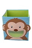 Smiling Monkey Collapsible Toy Storage Box and Closet Organizer for Kids [並行輸入品]