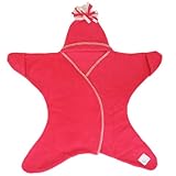 Tuppence & Crumble タッペンスアンドクランブル 星型アフガン Star Wrap スターラップ 11-18ヶ月用 ブライトピンク