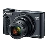 Canon PowerShot SX740 デジタルカメラ40倍光学ズーム&3インチチルトLCD付き - 4Kビデオ、Wi-Fi、NFC、Bluetooth対応(ブラック)