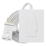 Lutron MRF2-3LDH-WH Maestro Wireless 300 Watt Lamp Dimmer, White [並行輸入品]