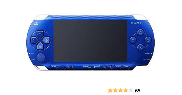 Amazon Psp プレイステーション ポータブル メタリックブルー Psp 1000mb メーカー生産終了 本体 周辺機器