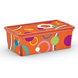 プラスチック収納ボックス XSサイズ 6個セット Bubbles XS 34x19x12cm