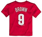 マジェスティック幼児用ブラウンPlayer N & N T S / S – Philadelphia Phillies – 4t