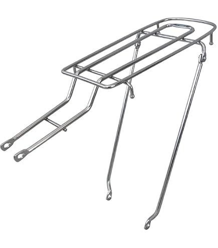 OZK Giken RB-009F Bicycle Fashion Basket - Free Carry System Black Wire Basket For City Bikes