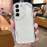 JJWW スマホケース うねうね for Galaxy A54 5G ケース クリア 韓国 可愛い おしゃれ 波 A54 5Gケース ソフト TPU 透明 ウェーブ ギャラクシー A54 5G 用 耐黄変 落下防止 耐衝撃