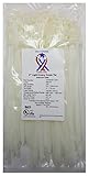 USA Strong Cable Ties. 9" Nylon Zip Cable Ties. Large 120 LB Tensile Strength Heavy Duty Industrial 