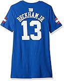 NFL Girls 7 – 16 Odell Beckham Jr。新しいYork GiantsメインストライプVネックPlayer Name & Number半袖Tシャツ、大/ ( 14 )、ダーク