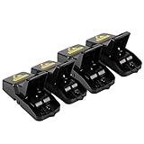 BESTOMZ マウストラップ 4セット【何度も利用可能・数個同時に仕掛けることで捕獲率UP】