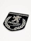 プジョー Peugeot エンブレム プレート ステッカー メタル ロゴ