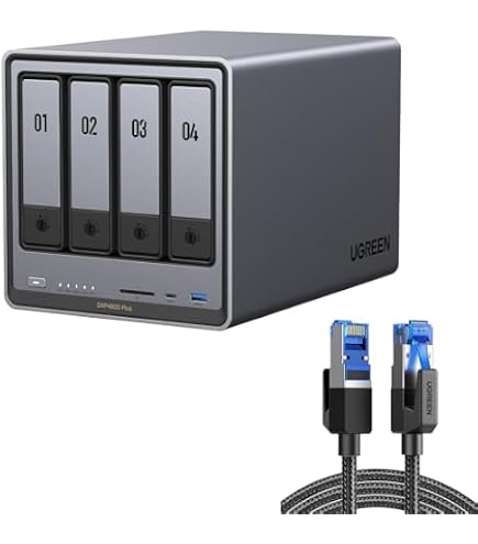Amazon.co.jp: UGREEN NAS DXP4800 Plus US3000無停電電源装置UPS付属