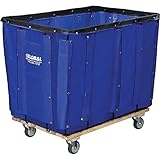 16 Bushel ブルービニールバスケットバルクトラック 長さ40インチ x 幅28-1/4インチ x 高さ30-1/2インチ