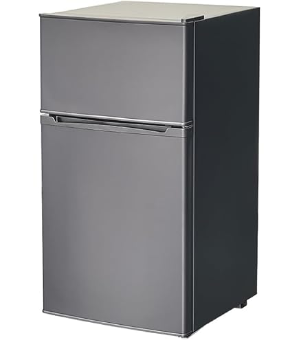 Amazon.co.jp: 冷蔵庫 90L 幅47.8cm 2ドア 右開き コンパクト 耐熱天板