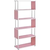 オープンシェルフ ピンク 6段 デザインラック 飾り棚 間仕切り TKM-0017PI