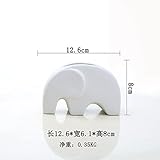 RaiFu 植木鉢　かわいい　エレファント　陶器　セラミック　植物ポット　植物　卓上　ホーム　オフィス　バルコニー　装飾　デコレーション　インテリア 1